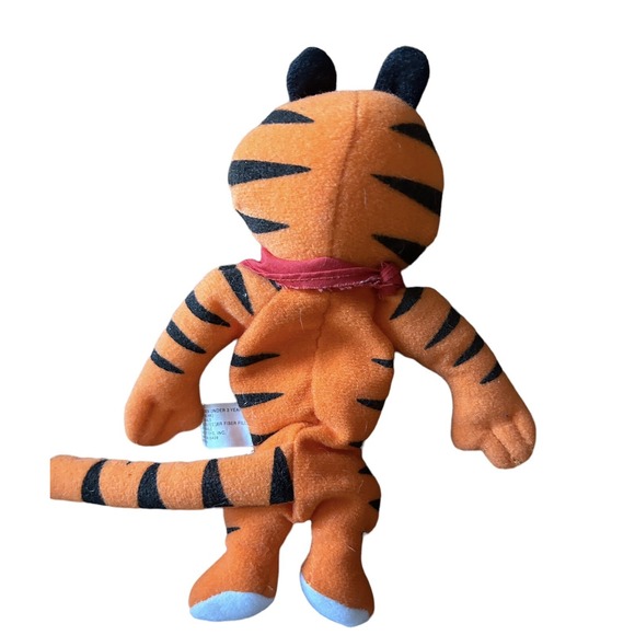 Vintage 1997 Kellogg's Frosted Flakes Cereal Tony the Tiger Beanie Plush - Picture 3 of 5